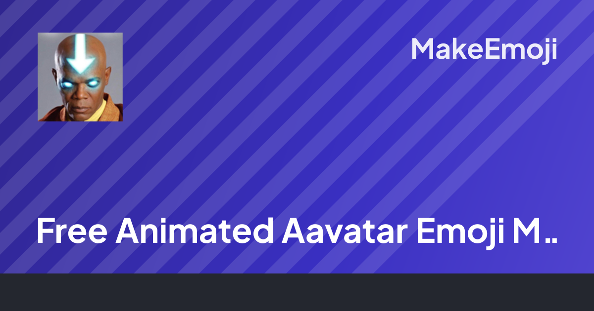 Free Animated Aavatar Emoji Maker | MakeEmoji
