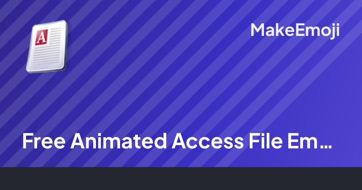 Free Animated Access File Emoji Maker | MakeEmoji