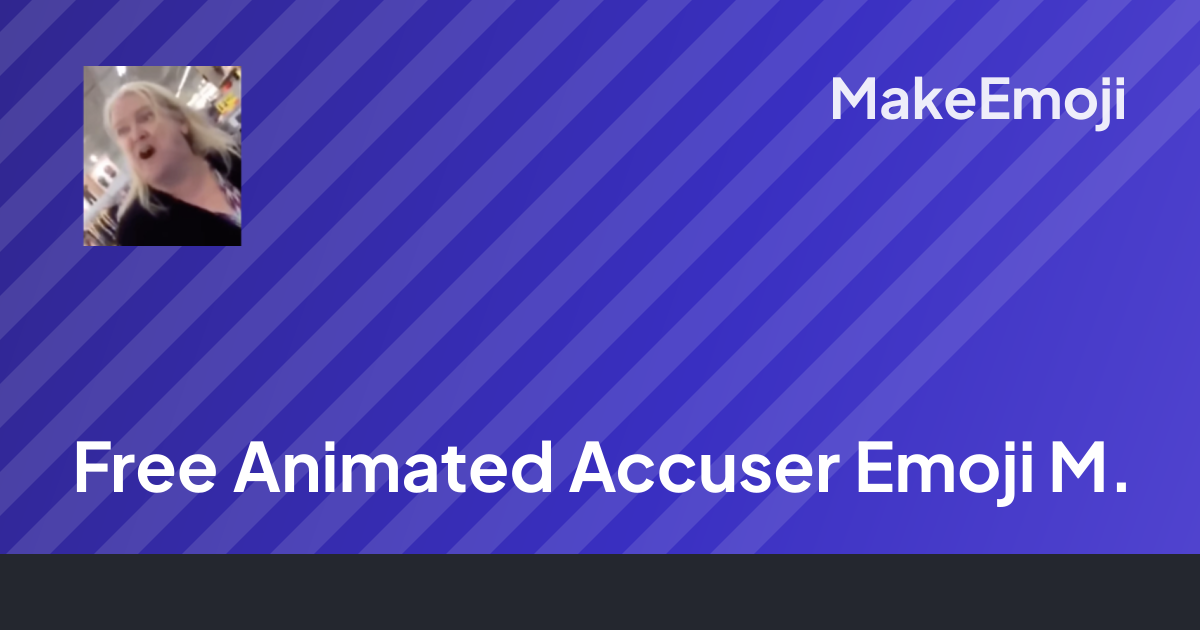 Free Animated Accuser Emoji Maker | MakeEmoji
