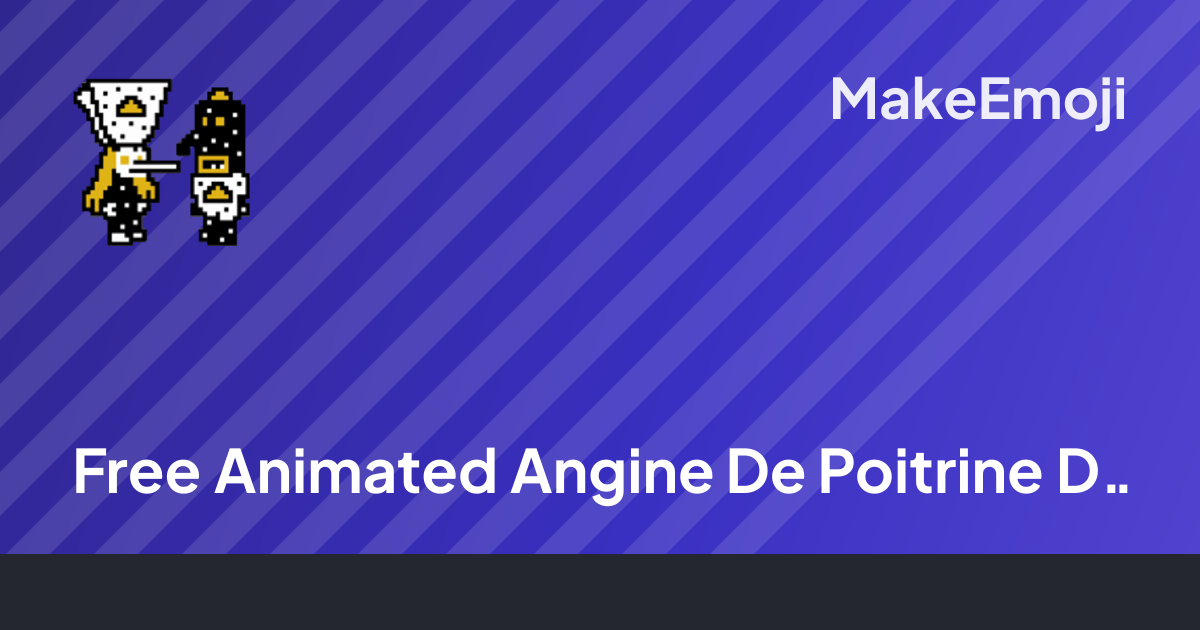 Free Animated Angine De Poitrine Dance Emoji Maker | MakeEmoji