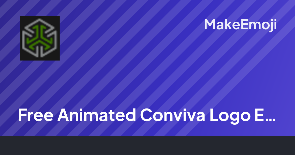 Free Animated Conviva Logo Emoji Maker | MakeEmoji