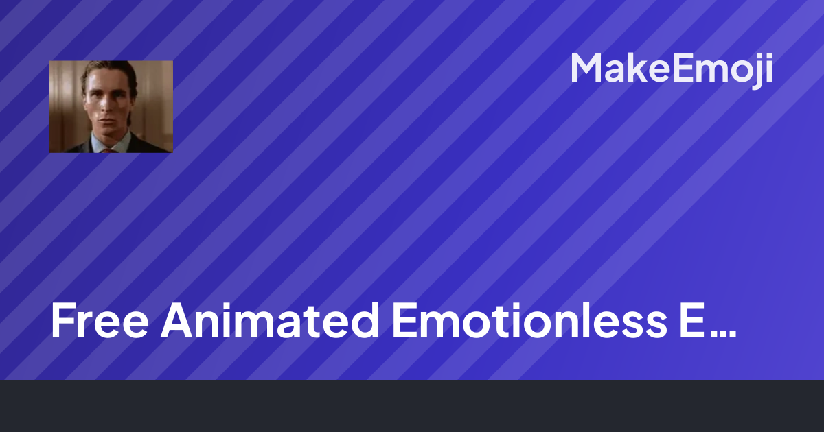 Free Animated Emotionless Emoji Maker | MakeEmoji