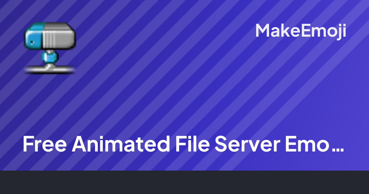 Free Animated File Server Emoji Maker | MakeEmoji