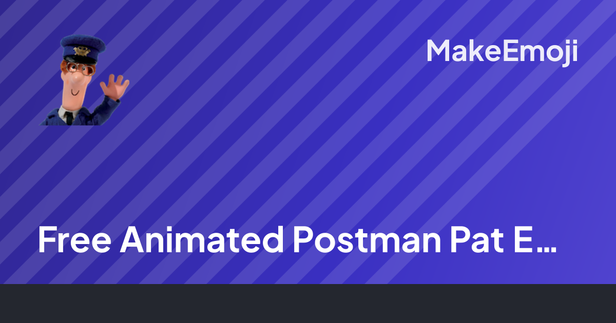 Free Animated Postman Pat Emoji Maker | MakeEmoji