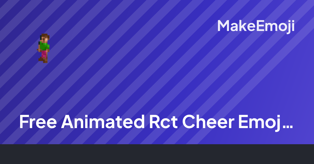 Free Animated Rct Cheer Emoji Maker | MakeEmoji