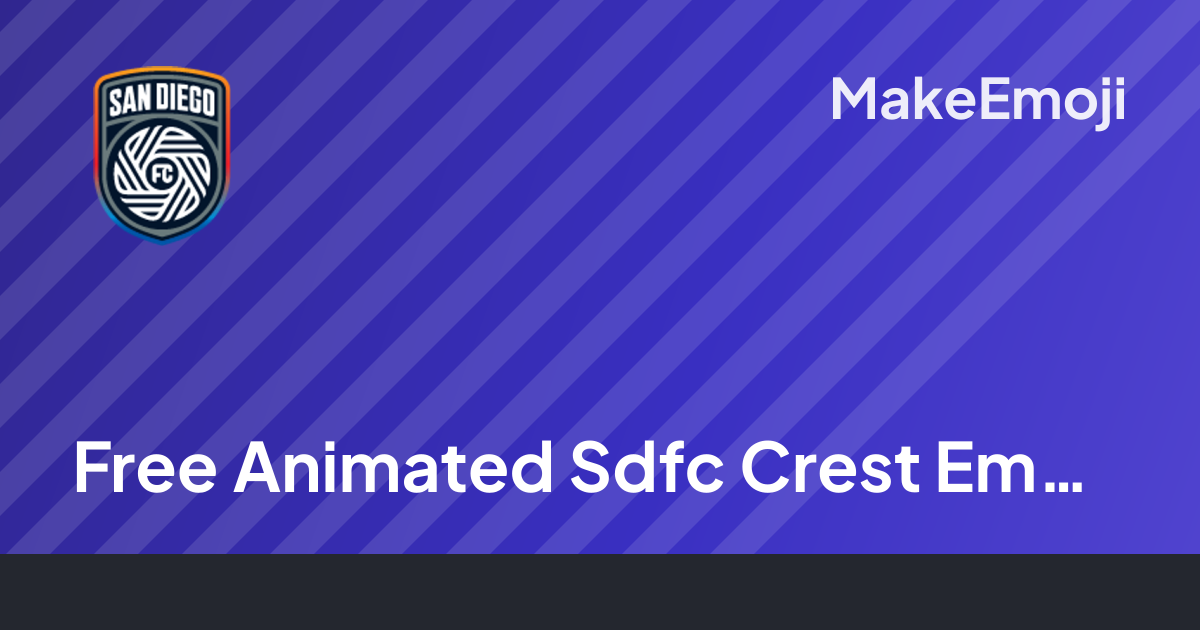 Free Animated Sdfc Crest Emoji Maker | MakeEmoji
