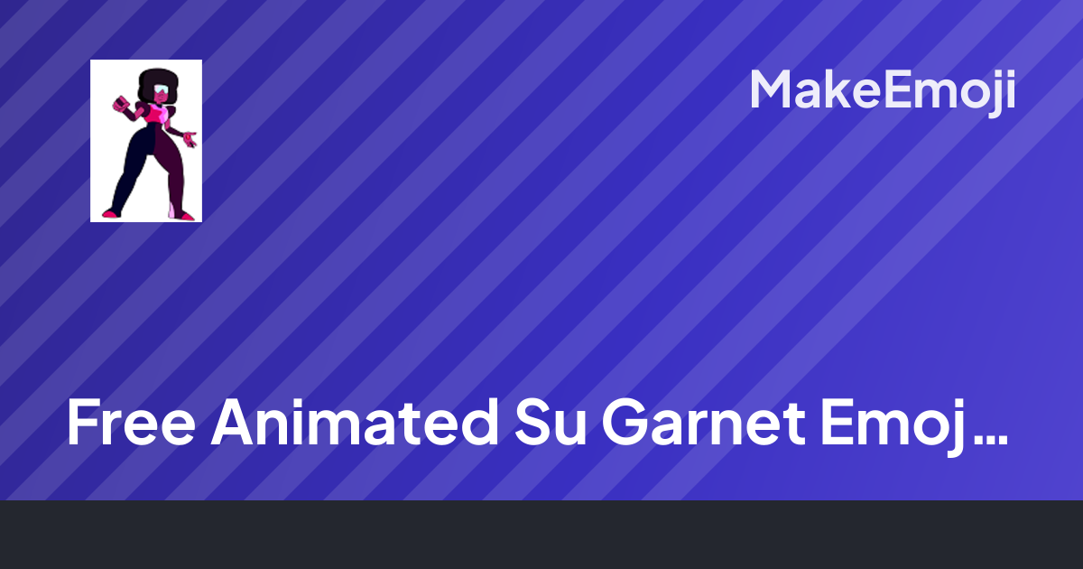 Free Animated Su Garnet Emoji Maker | MakeEmoji