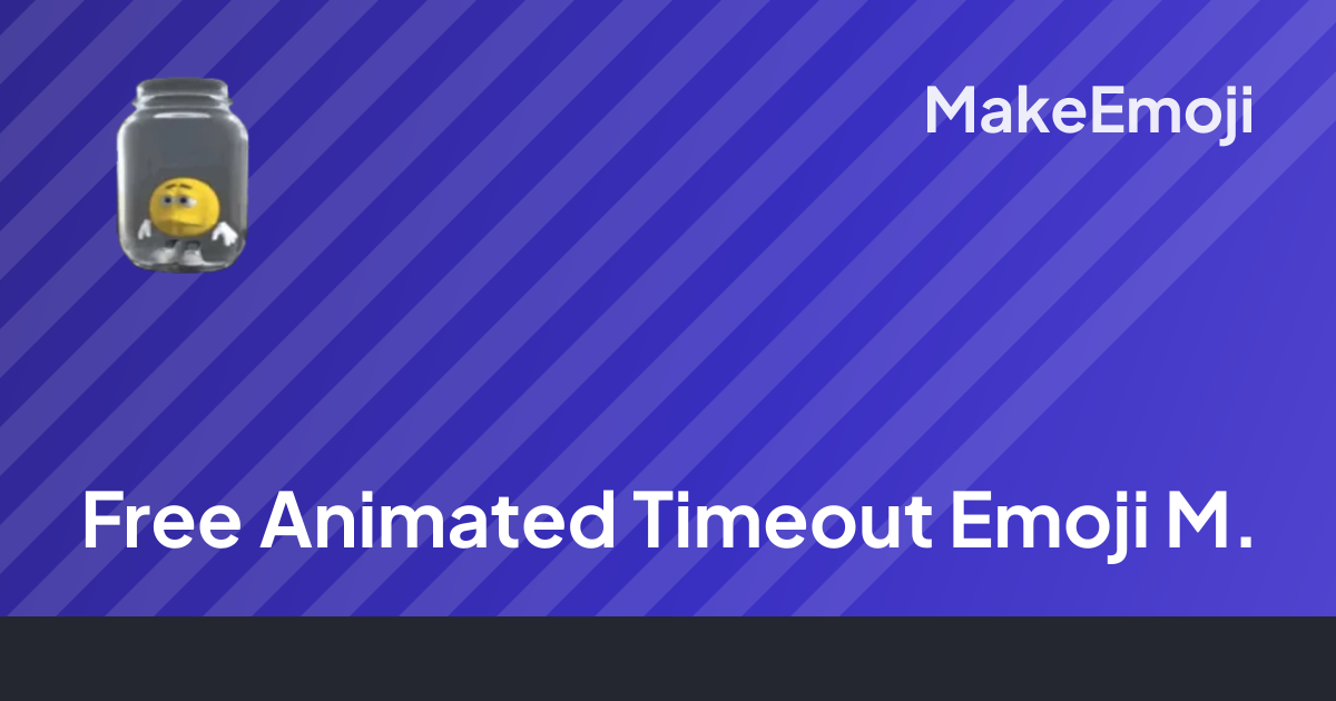 Free Animated Timeout Emoji Maker | MakeEmoji
