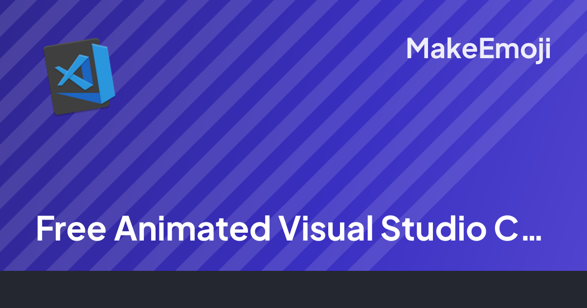Free Animated Visual Studio Code Emoji Maker | MakeEmoji