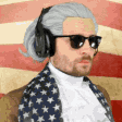 The generated washington-dj animated emoji