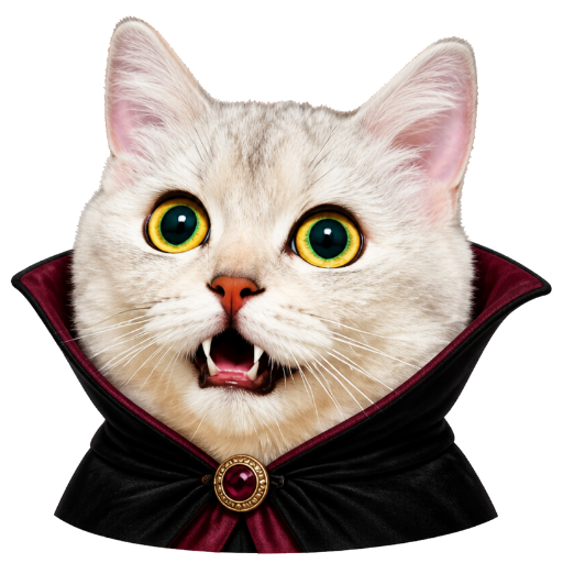 The generated vampire static emoji PNG
