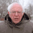 The generated bernie-mittens animated emoji
