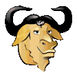 The generated gnu-laugh animated emoji