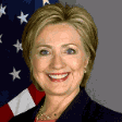 The generated hillary-clinton-smile animated emoji