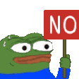 The generated pepe-no animated emoji