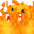 The generated no-fire animated emoji