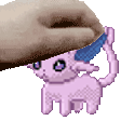 The generated pet-espeon animated emoji