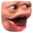 The generated poggers-sad animated emoji