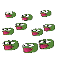 The generated crab-rave animated emoji