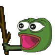 The generated pepe-tumtum animated emoji