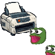 The generated token-printer animated emoji