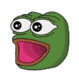 The generated poggers-warp animated emoji
