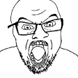 The generated angry-wojak animated emoji
