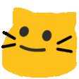 The generated yellow-cat-smile animated emoji