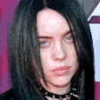 The generated billie-eilish-side-eye animated emoji