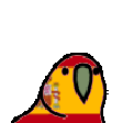 The generated parrot animated emoji