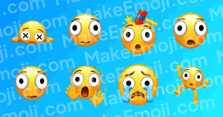Googly Reactions animated emoji pack preview