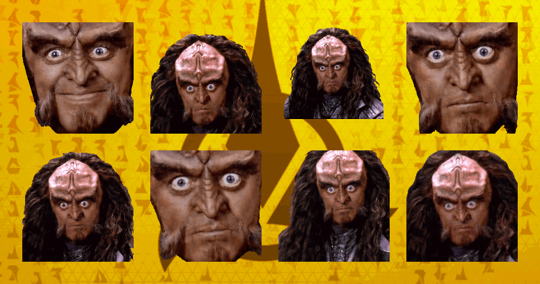 Gowron Reactions animated emoji pack preview