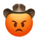 Enraged Cowboy emoji