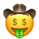 Greedy Cowboy emoji