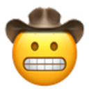 Grimacing Cowboy emoji