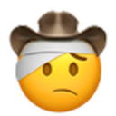 Injured Cowboy emoji