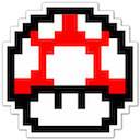 Mario Mushroom emoji maker