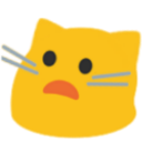 Meow Disturbed emoji