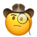 Monocle Cowboy emoji