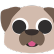 Pug Blob emoji