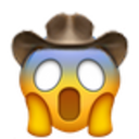 Screaming Cowboy emoji