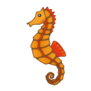 Seahorse emoji maker