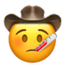 Sick Cowboy emoji