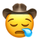 Sleepy Cowboy emoji maker