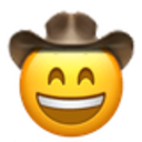 Smiling Cowboy emoji