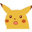 Surprised Pikachu emoji maker