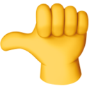 Thumbs Sideways emoji maker